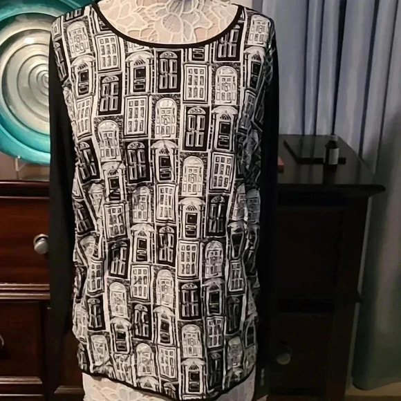 STYLE AND CO WOMAN LONG SLEEVE TEE - Picture 2 of 8